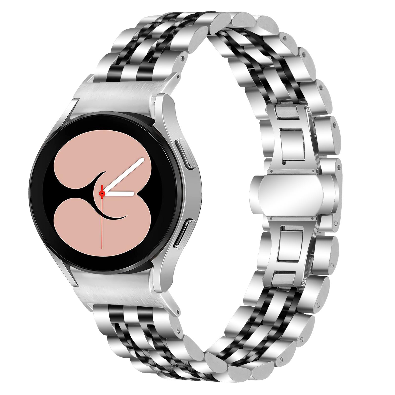 For Samsung Galaxy Watch 5/5 Pro/Watch FE 40mm/Watch4/Watch4 Classic 46mm Stainless Steel Watch Strap with Connector Rose Gold
For Samsung Galaxy Watch 5/5 Pro/Watch FE 40mm/Watch4/Watch4 Classic 46mm Stainless Steel Watch Strap with Connector Rose Gold
