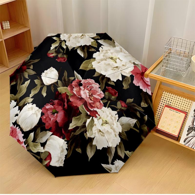 Violet Roses and Butterflies Theme Automatic Umbrella Compact 8-Rib Design Sturdy Construction Durable Umbrella Stylish Accessory
Violet Roses and Butterflies Theme Automatic Umbrella Compact 8-Rib Design Sturdy Construction Durable Umbrella Stylish Accessory