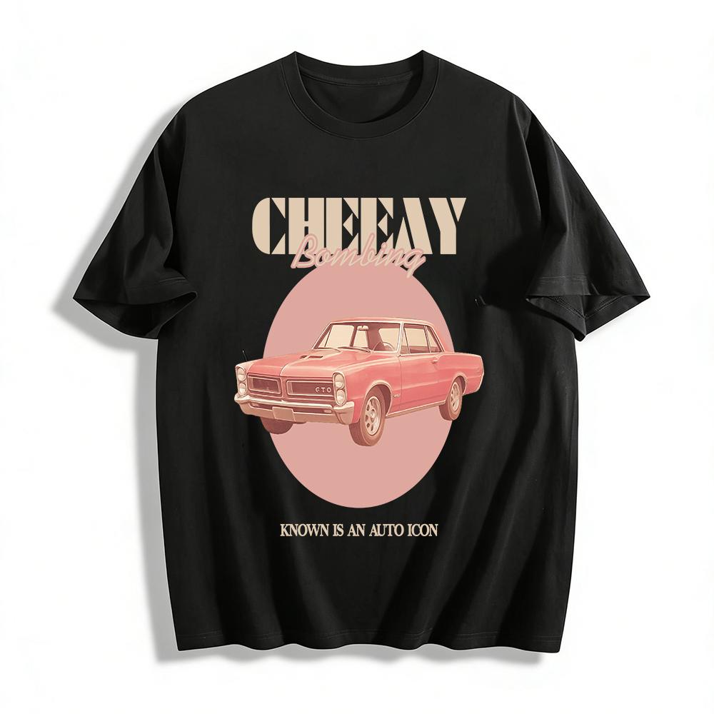 Vintage GTO Classic Car Print T-Shirt Retro Style Casual Top For Auto Culture Enthusiasts Pure cotton T-shirt 6XL
Vintage GTO Classic Car Print T-Shirt Retro Style Casual Top For Auto Culture Enthusiasts Pure cotton T-shirt 6XL