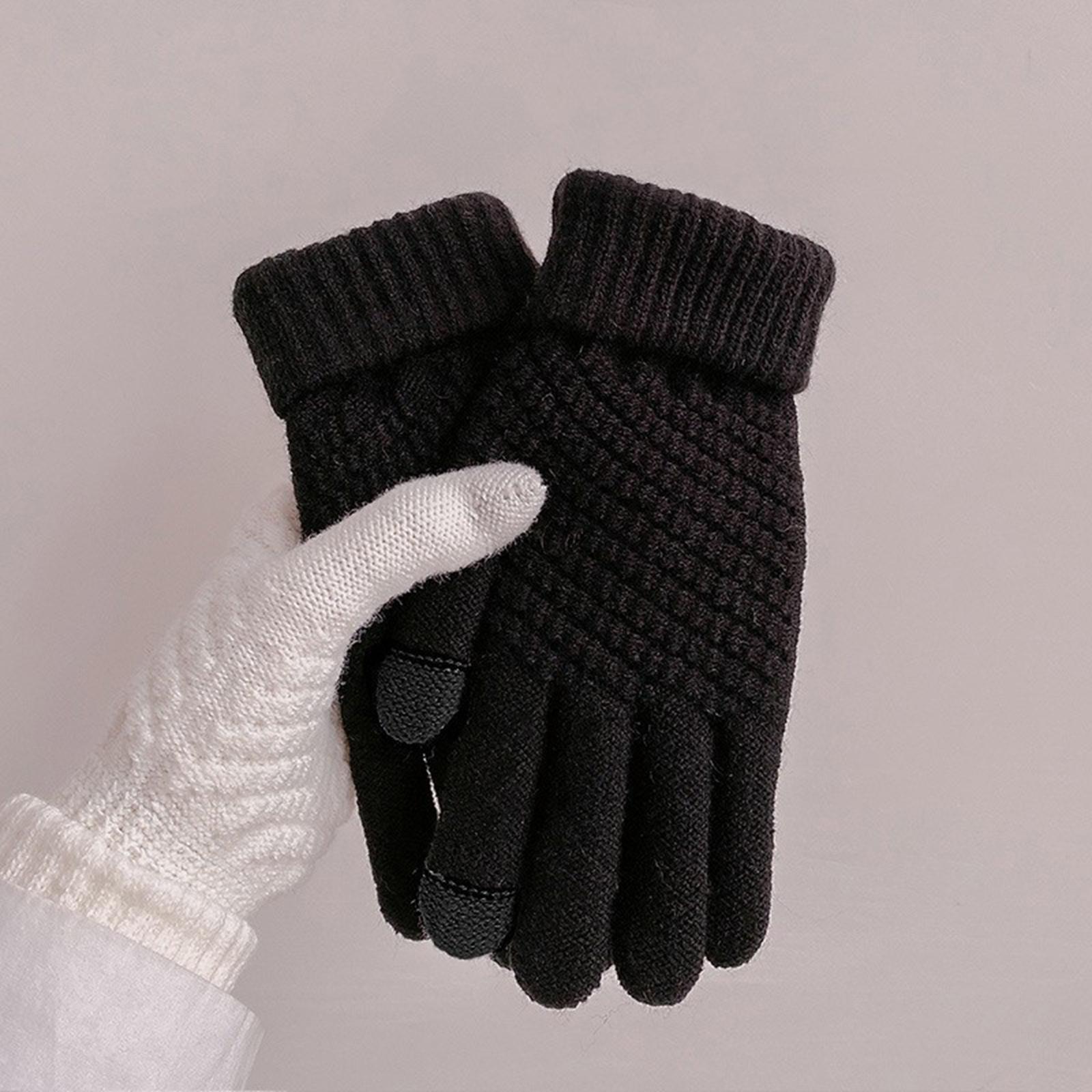 Cotton Gloves Touchscreen Gloves Cute Student Cycling Gloves Five,finger Knitted Cotton Gloves One Size чорний
Cotton Gloves Touchscreen Gloves Cute Student Cycling Gloves Five,finger Knitted Cotton Gloves One Size чорний