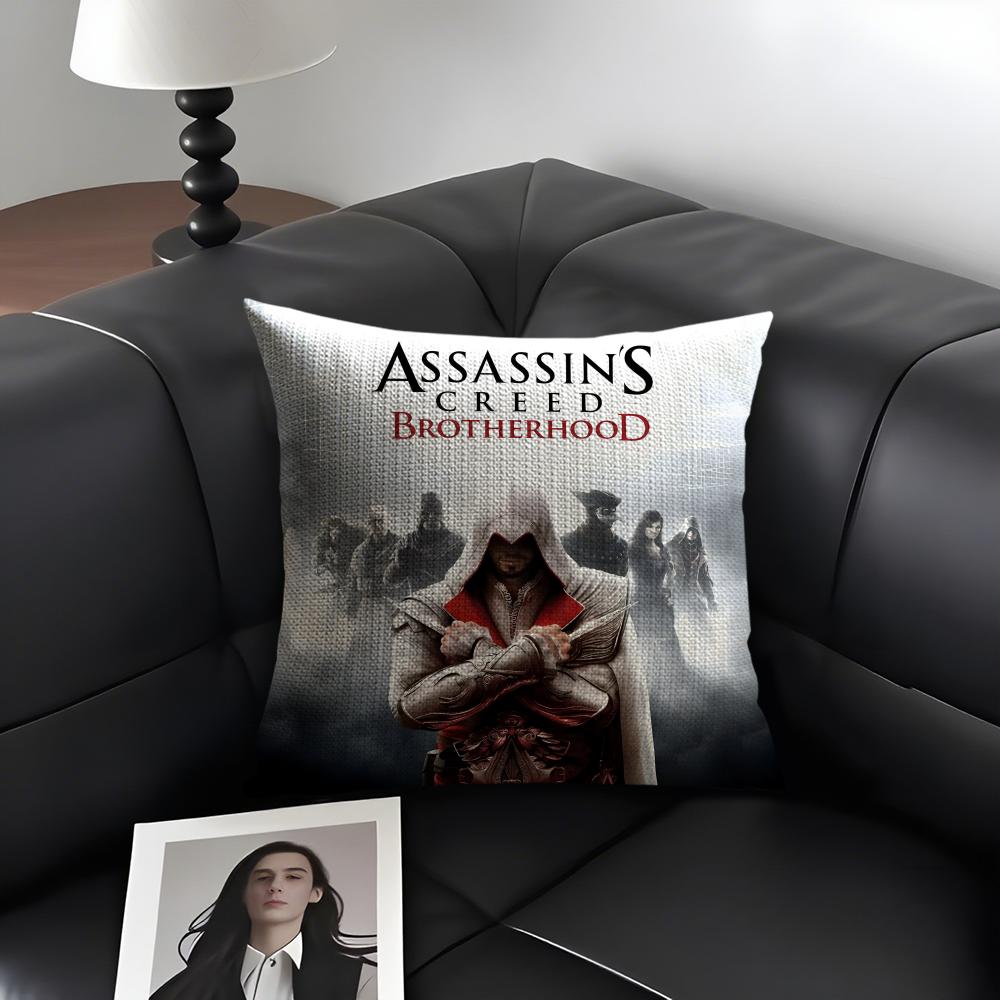 AAssassins CreedD Game Cushion Cover Natural Linen Organic Fabric DoubleSided Printing Sofa Home Decor Gift Pillow Case 30x30cm
AAssassins CreedD Game Cushion Cover Natural Linen Organic Fabric DoubleSided Printing Sofa Home Decor Gift Pillow Case 30x30cm