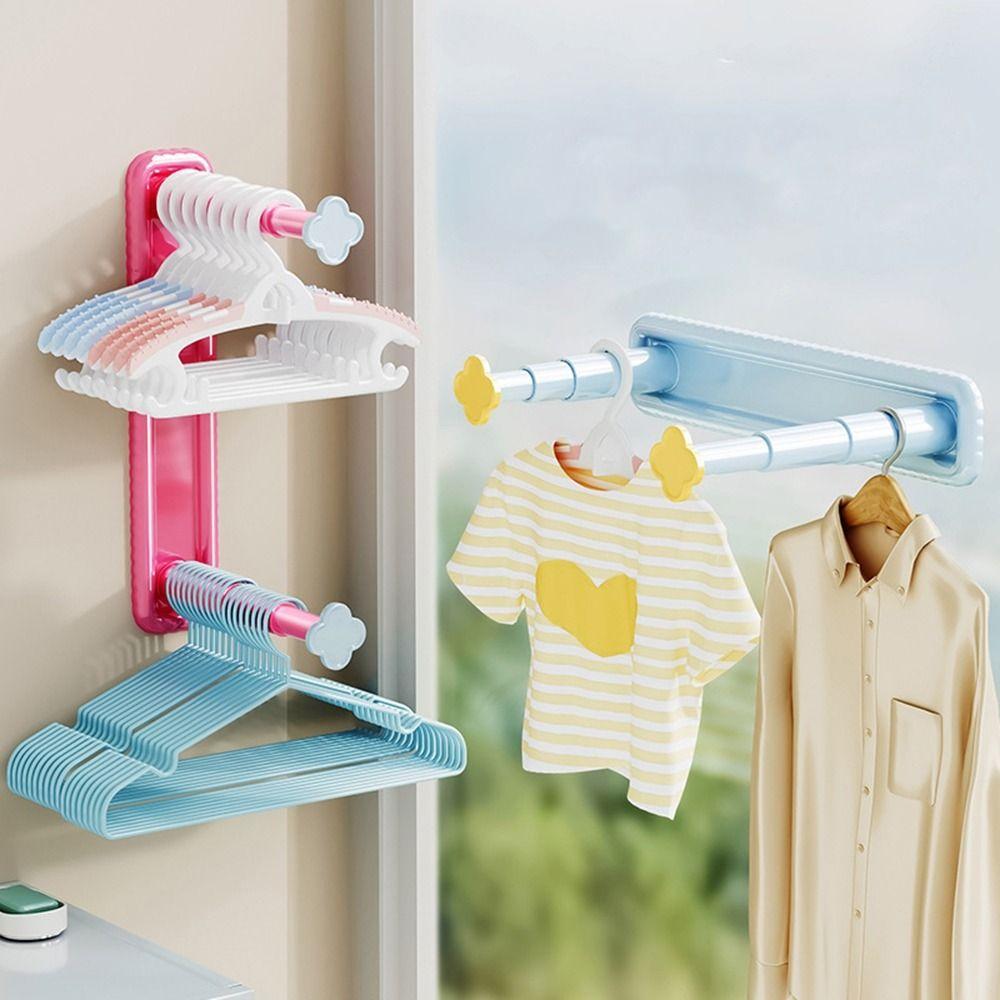 Punch-free Clothes Drying Rack Wall Mounted Balcony Hanger Organizer Balcony Hanging Rack for Home рожевий червоний колір
Punch-free Clothes Drying Rack Wall Mounted Balcony Hanger Organizer Balcony Hanging Rack for Home рожевий червоний колір