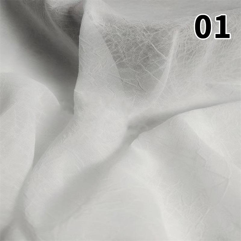 50*150cm 75D Chiffon Fabric Thin Transparent Wrinkled Tulle Fabric For Diy Sewing Crafts Hanfu Dress Shirt Skirts Material 100X150cm
50*150cm 75D Chiffon Fabric Thin Transparent Wrinkled Tulle Fabric For Diy Sewing Crafts Hanfu Dress Shirt Skirts Material 100X150cm