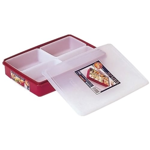 Sanko Plastic Storage Container, Flower Gozen, No. 4, Red
Sanko Plastic Storage Container, Flower Gozen, No. 4, Red