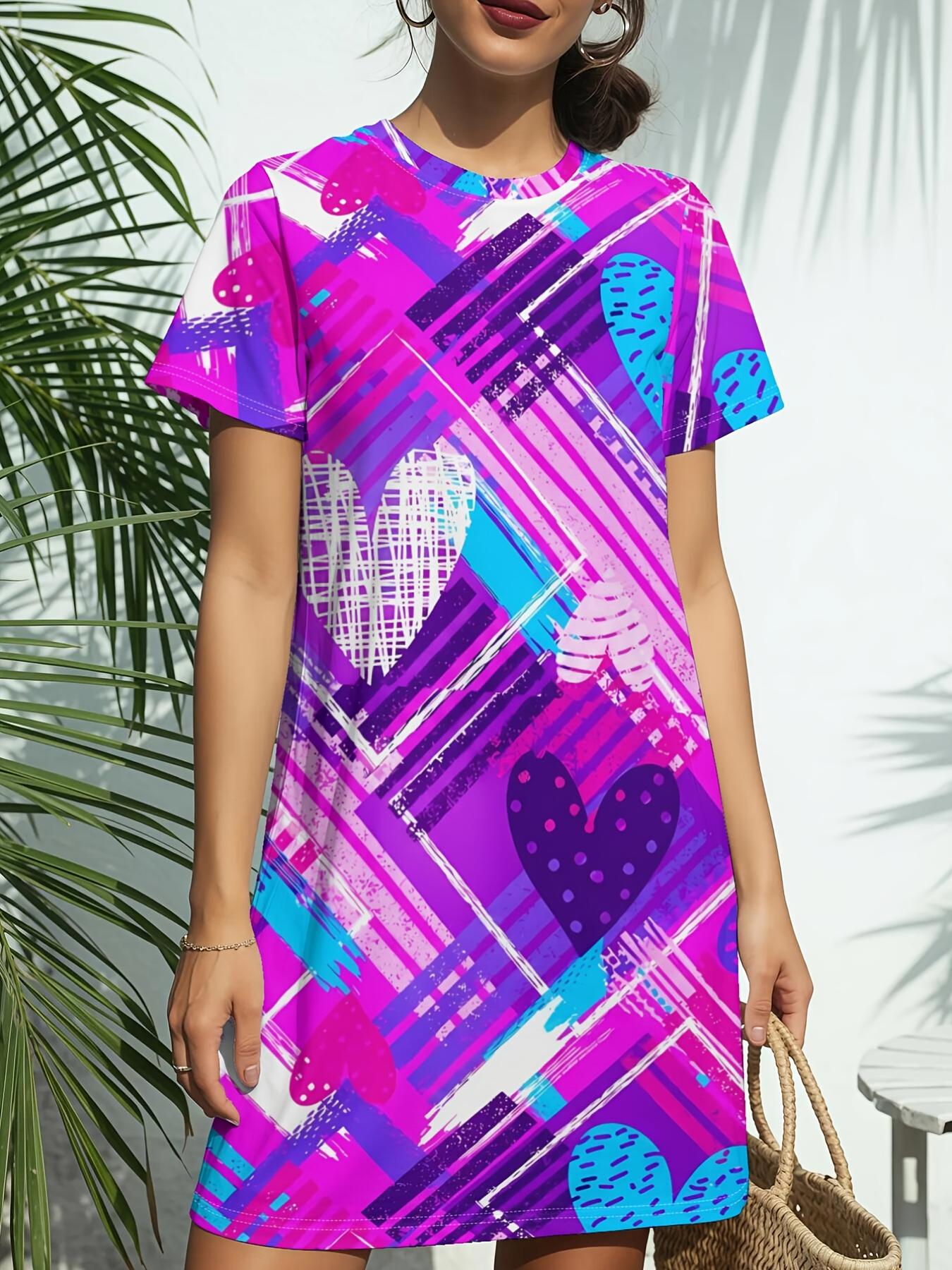 Purple Plaid New Women S Round Neck Short Sleeve T-Shirt Dress. American Style Trendy Digital Print. Casual And Versatile for Spring And Summer. Elega 9XL дубильна кора
Purple Plaid New Women S Round Neck Short Sleeve T-Shirt Dress. American Style Trendy Digital Print. Casual And Versatile for Spring And Summer. Elega 9XL дубильна кора