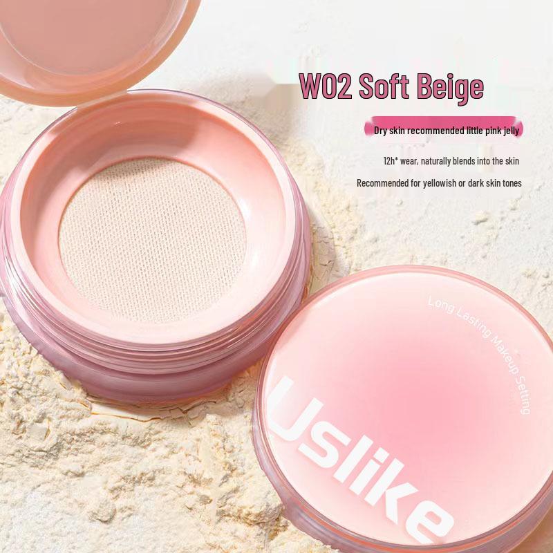 USLIKE Jelly Loose Setting Powder: Long-lasting, Oil Control, Double Mesh Makeup, Baked & Pressed Powder. Standard
USLIKE Jelly Loose Setting Powder: Long-lasting, Oil Control, Double Mesh Makeup, Baked & Pressed Powder. Standard