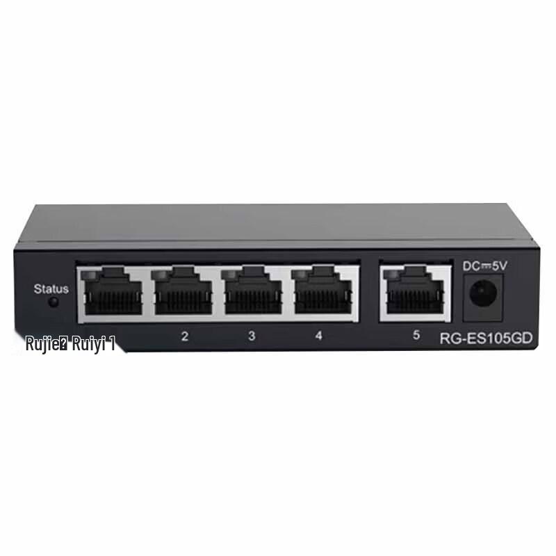 Ruijie RG-ES105GD 5-Port Gigabit Switch
Ruijie RG-ES105GD 5-Port Gigabit Switch