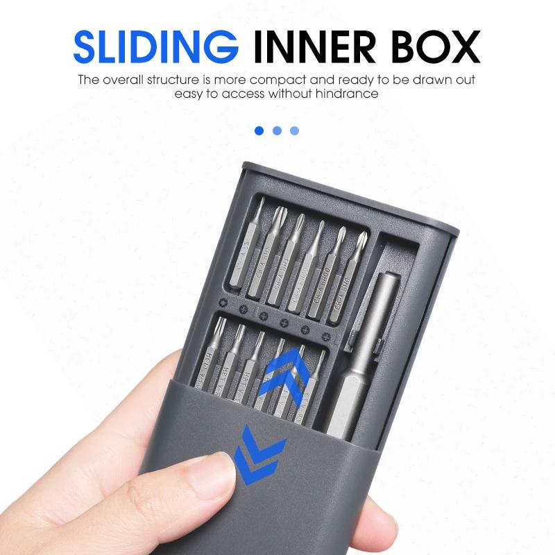 Magnetic Precision Screwdriver Set, 25 In 1 with 24 Piece Mini Pocket Screwdriver Set, Small Repair Set for Mobile Phone/PC/Came 25 In 1
Magnetic Precision Screwdriver Set, 25 In 1 with 24 Piece Mini Pocket Screwdriver Set, Small Repair Set for Mobile Phone/PC/Came 25 In 1