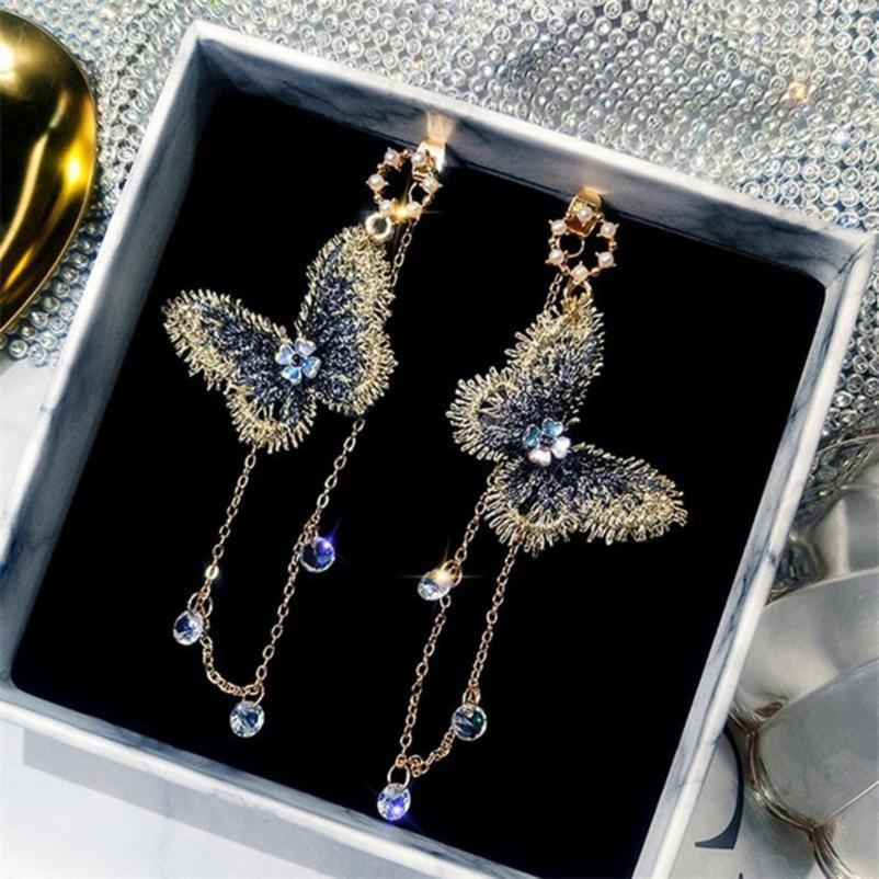 Женщины Мода Серьги Длинная бабочка в форме сережек Аксессуары Ювелирные изделия Девушка Подарок
Женщины Мода Серьги Длинная бабочка в форме сережек Аксессуары Ювелирные изделия Девушка Подарок