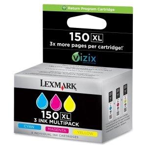 Lexmark CRTDGS,150XL,CYN,MA & YW
Lexmark CRTDGS,150XL,CYN,MA & YW