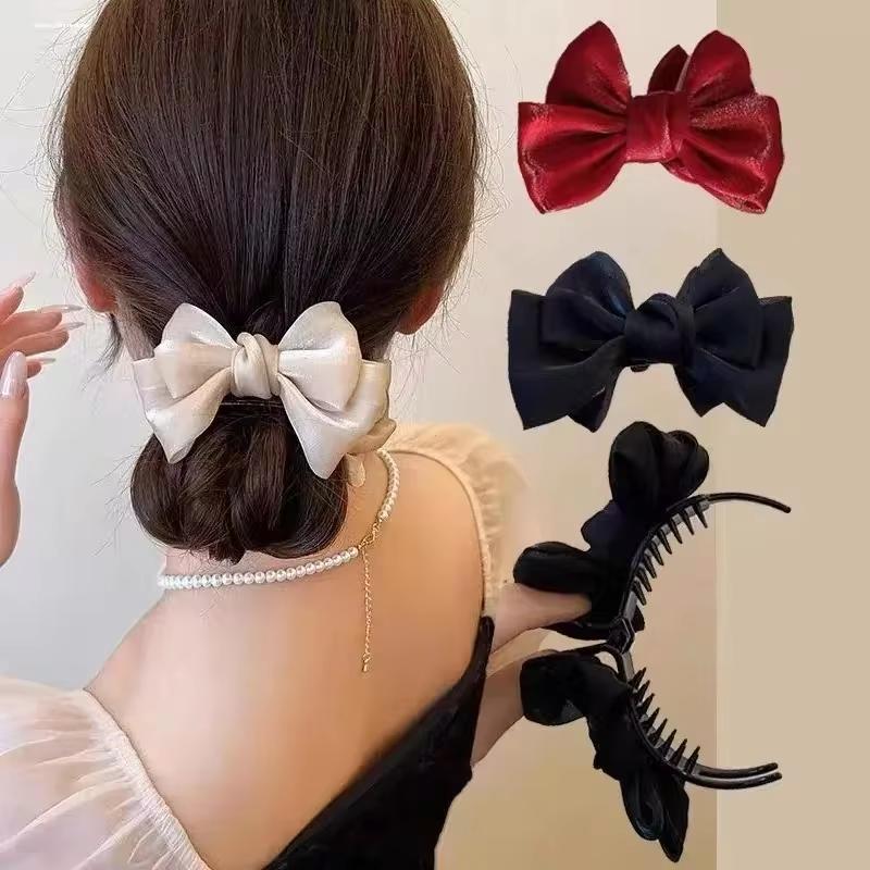 Elegant Bow Pill Head Hair Clip for Women Korean Temperament Grip Clip Ponytail Braid Clip Fashion Girls Hair Accessories
Elegant Bow Pill Head Hair Clip for Women Korean Temperament Grip Clip Ponytail Braid Clip Fashion Girls Hair Accessories