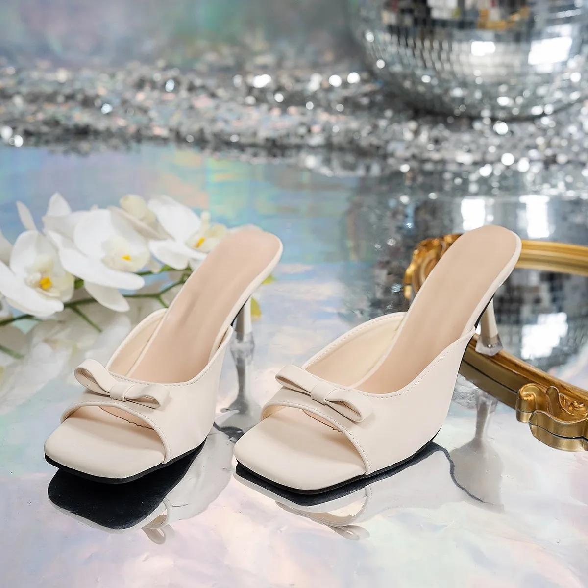 2025 New Slipper Mules Low High Heels Shoes Summer Best Street Look Females Square Head Open Toe Bow Strappy Sandals 35
2025 New Slipper Mules Low High Heels Shoes Summer Best Street Look Females Square Head Open Toe Bow Strappy Sandals 35