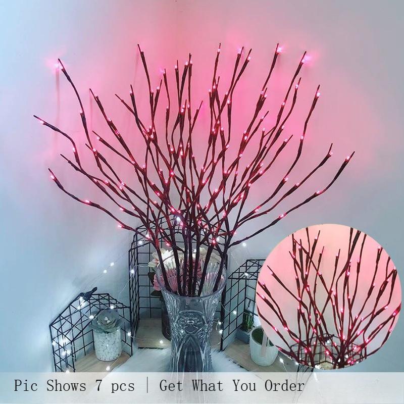 Branch Lights 20LED Artificial Fairy Twig Lamp Vase Filler for Christmas Wedding Home Party Indoor Outdoor Romantic Decorations рожевий
Branch Lights 20LED Artificial Fairy Twig Lamp Vase Filler for Christmas Wedding Home Party Indoor Outdoor Romantic Decorations рожевий