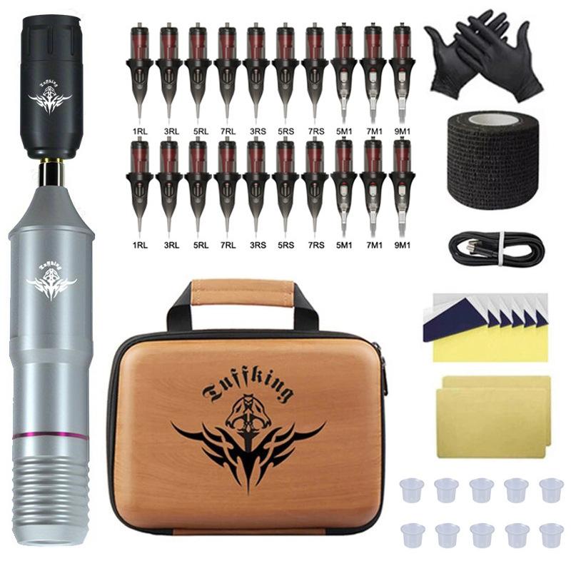 Полный набор инструментов для татуировки, включая режущую проволоку, туман, встроенную иглу, беспроводной блок питания для начинающих, набор тату-машинок
Полный набор инструментов для татуировки, включая режущую проволоку, туман, встроенную иглу, беспроводной блок питания для начинающих, набор тату-машинок