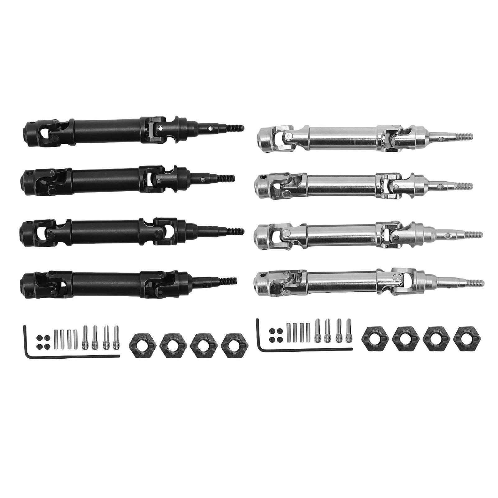 Front Rear CVD Drive Shafts Set Strong Structure Metal Replacement for Fiesta ST Rally 1/10 4X4 Brus Black
Front Rear CVD Drive Shafts Set Strong Structure Metal Replacement for Fiesta ST Rally 1/10 4X4 Brus Black