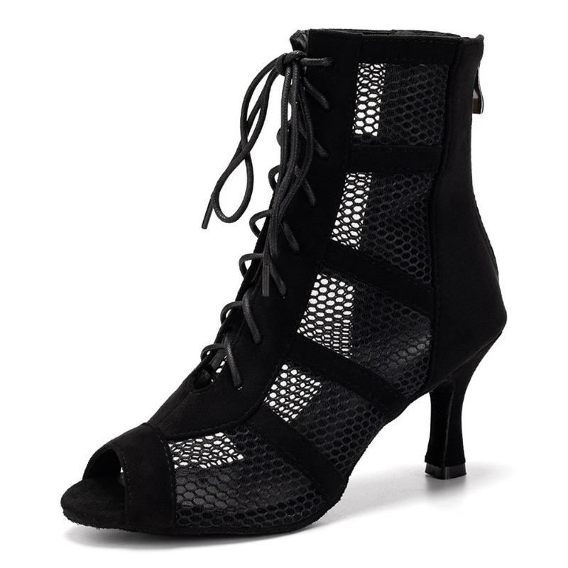 Sexy Women Jazz Dance Boots Mesh Soft Sole Salsa Tango Ballroom Dance bd Competition Shoes High Heel 7.5cm 43(26.5cm) чорний
Sexy Women Jazz Dance Boots Mesh Soft Sole Salsa Tango Ballroom Dance bd Competition Shoes High Heel 7.5cm 43(26.5cm) чорний