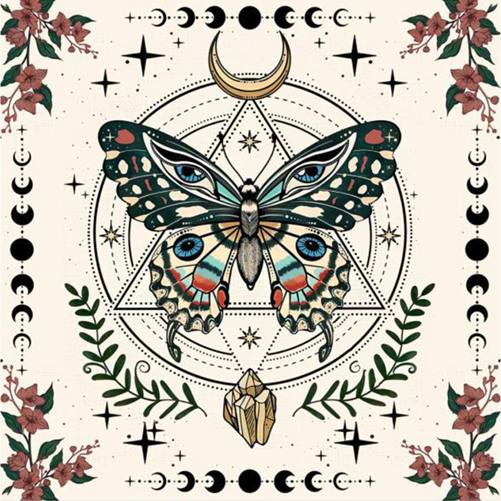 Tapestry Butterfly Moon Phases Tablecloth for Bedroom Decorative Background Cloth Picnic Blanket Tarot Tablecloth Home A 50x50cm
Tapestry Butterfly Moon Phases Tablecloth for Bedroom Decorative Background Cloth Picnic Blanket Tarot Tablecloth Home A 50x50cm