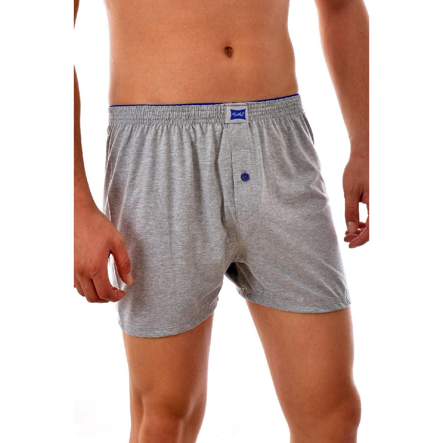 Мужские серые хлопковые трусы-боксеры Long Johns на пуговицах (6 шт.) (модель №-0117) S серый
Мужские серые хлопковые трусы-боксеры Long Johns на пуговицах (6 шт.) (модель №-0117) S серый