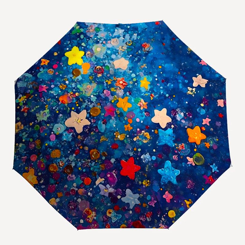 1pc Colorful Star Automatic Open/close Folding Umbrella, Compact Portable Travel Umbrella, Perfect Birthday/Christmas yy250806232
1pc Colorful Star Automatic Open/close Folding Umbrella, Compact Portable Travel Umbrella, Perfect Birthday/Christmas yy250806232
