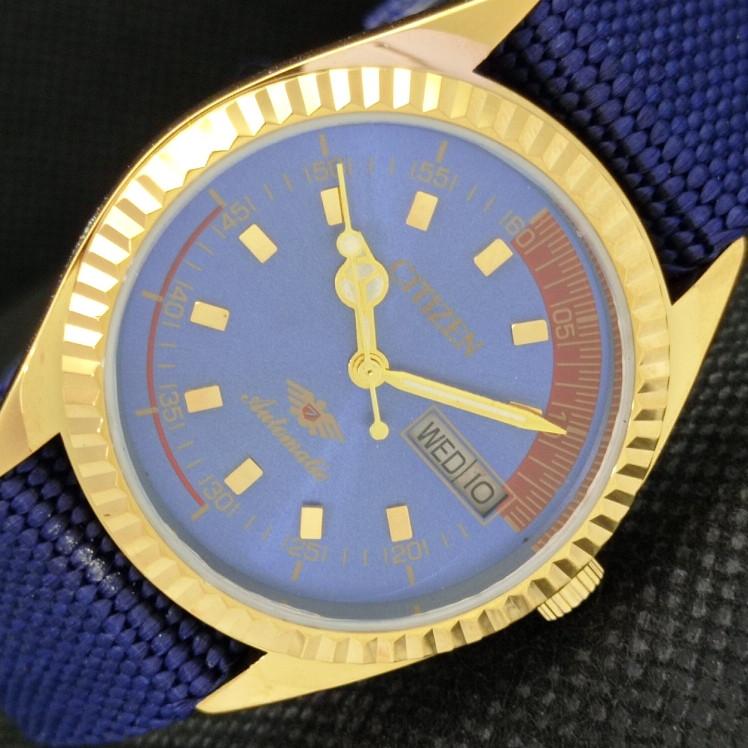 REFURBISHED VINTAGE CITIZEN AUTO 8200 JAPAN MENS D/D BLUE WATCH 610b-a317877-2 SKU610b-a317877
REFURBISHED VINTAGE CITIZEN AUTO 8200 JAPAN MENS D/D BLUE WATCH 610b-a317877-2 SKU610b-a317877