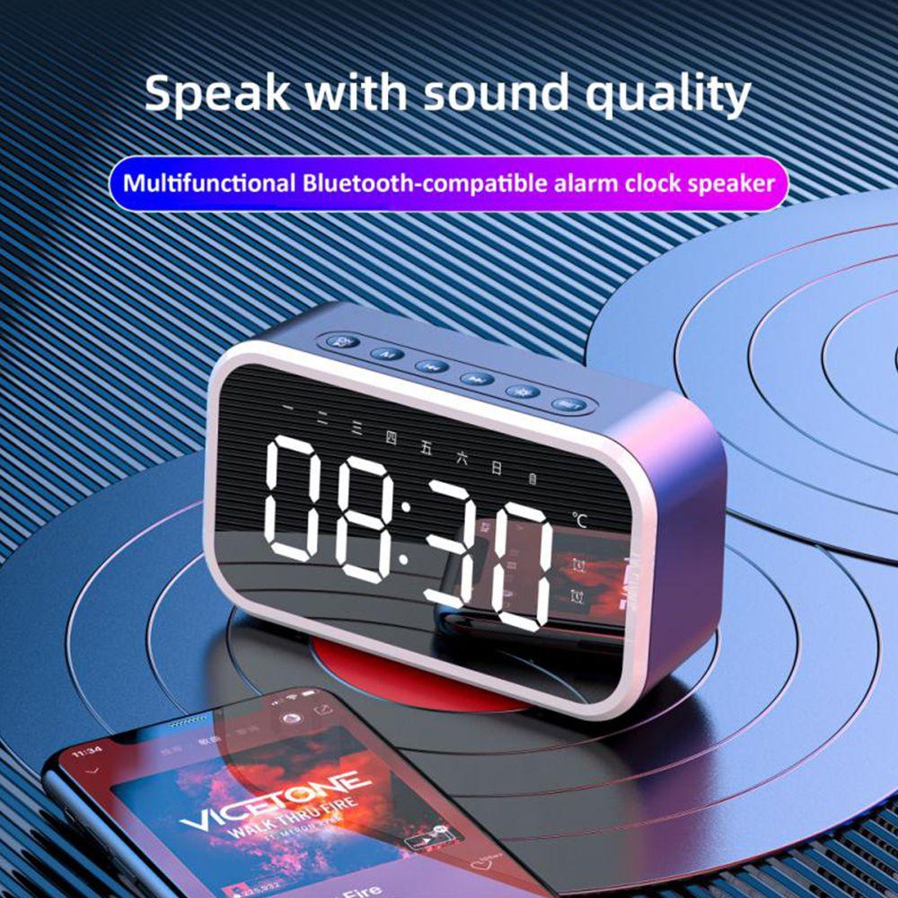 Вверх Настольные часы Bluetooth-дисплей Смарт-радио Будильник Светодиодный цифровой календарь Таймер отображения времени
Вверх Настольные часы Bluetooth-дисплей Смарт-радио Будильник Светодиодный цифровой календарь Таймер отображения времени