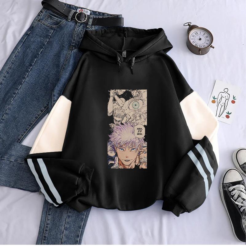 Jujutsu Kaisen Gojo Satoru Hoodie Anime Trendy Sweatshirt Men Women Patchwork Streetwear Long Sleeve Fleece Hooded Male Pullover XS чёрный
Jujutsu Kaisen Gojo Satoru Hoodie Anime Trendy Sweatshirt Men Women Patchwork Streetwear Long Sleeve Fleece Hooded Male Pullover XS чёрный