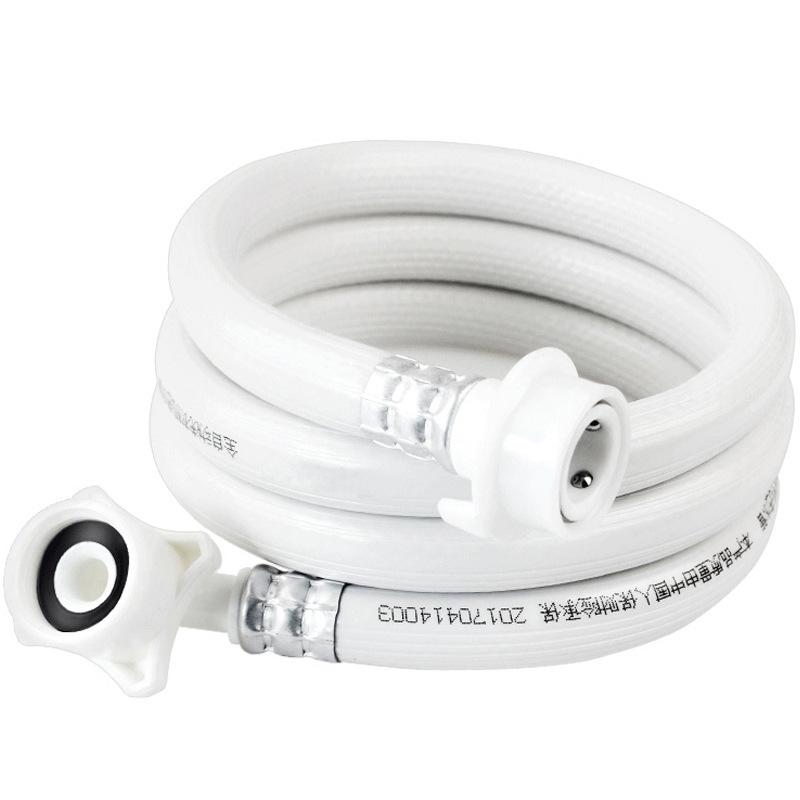 Universal Explosion-Proof Washing Machine Water Inlet Hose with Soft Extension and Connector Fittings
Universal Explosion-Proof Washing Machine Water Inlet Hose with Soft Extension and Connector Fittings