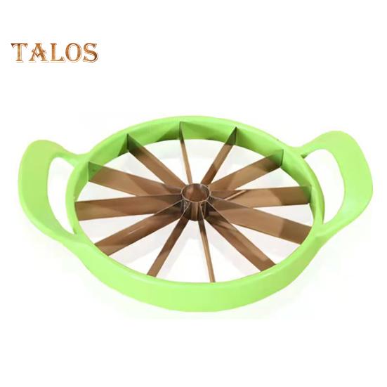 Резак для фруктов из нержавеющей стали с удобной нескользящей ручкой, инструмент для нарезки арбуза, товары для дома зелёный
Резак для фруктов из нержавеющей стали с удобной нескользящей ручкой, инструмент для нарезки арбуза, товары для дома зелёный