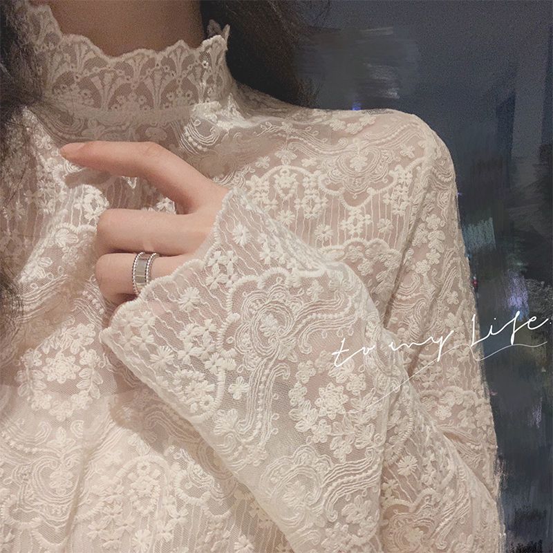 Вышитая супер фея внутренняя кружевная рубашка женская весна и осень новая с длинными рукавами полуводолазка сетчатая нижняя часть рубашки верхняя часть прилив S белый
Вышитая супер фея внутренняя кружевная рубашка женская весна и осень новая с длинными рукавами полуводолазка сетчатая нижняя часть рубашки верхняя часть прилив S белый