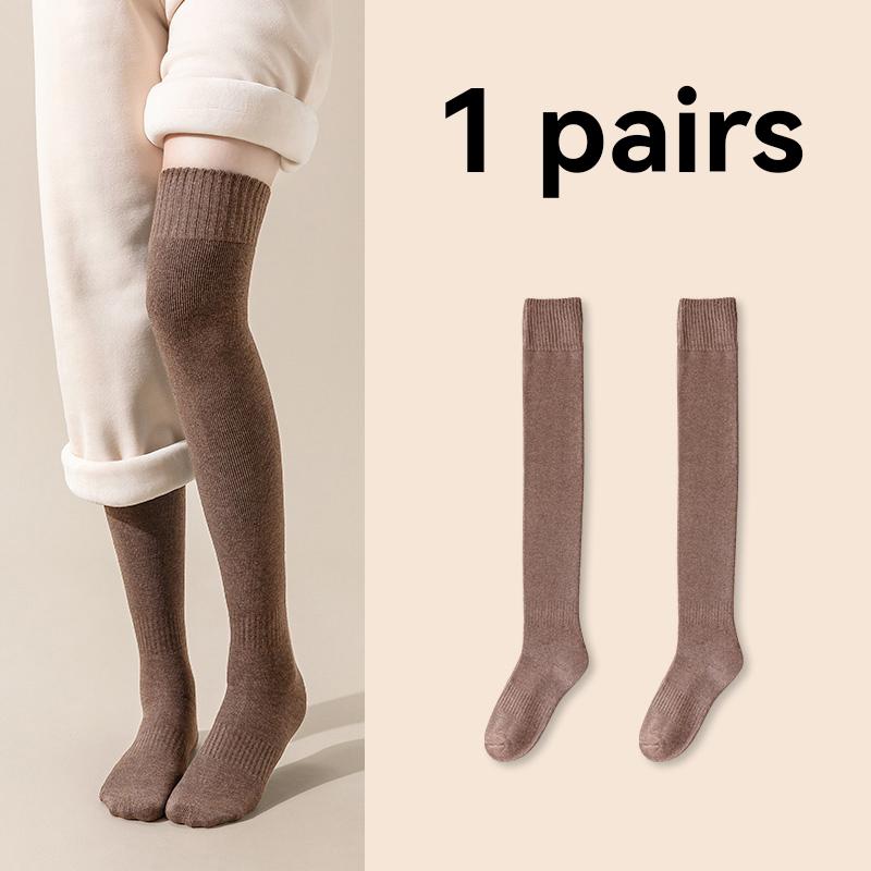 Women Soft Wool Long Socks Autumn Winter Cashmere Solid Knitted Stocking Skinny Casual Knee High Warm Thicken Girls Socks Medias One Size
Women Soft Wool Long Socks Autumn Winter Cashmere Solid Knitted Stocking Skinny Casual Knee High Warm Thicken Girls Socks Medias One Size
