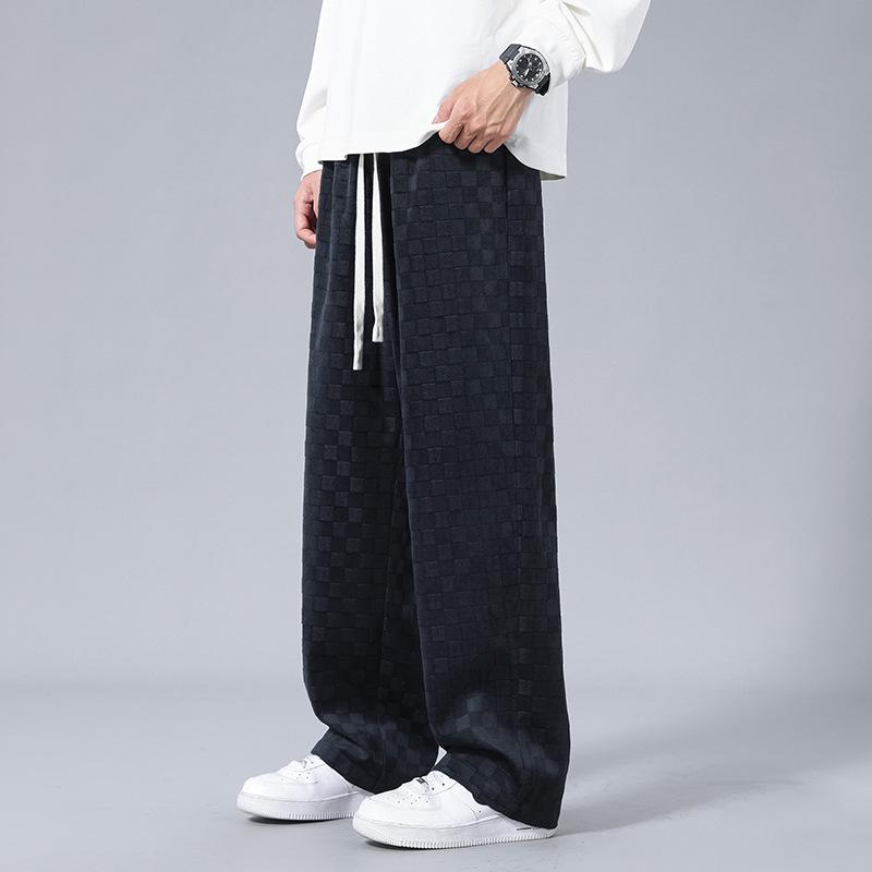 Unisex Checkerboard Corduroy Straight Trousers - Retro Autumn Style 4XL чорний
Unisex Checkerboard Corduroy Straight Trousers - Retro Autumn Style 4XL чорний
