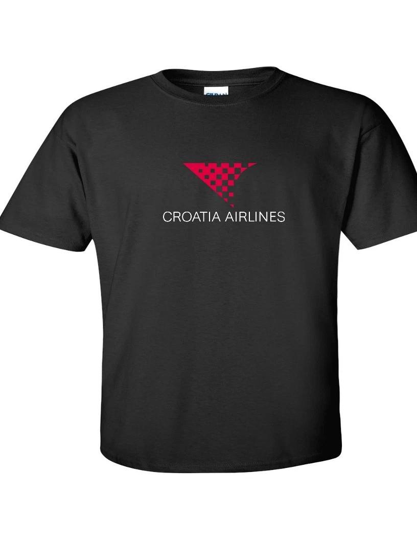 Croatia Airlines Red White Logo Croatian Aviation Black Cotton T-Shirt 4XL
Croatia Airlines Red White Logo Croatian Aviation Black Cotton T-Shirt 4XL