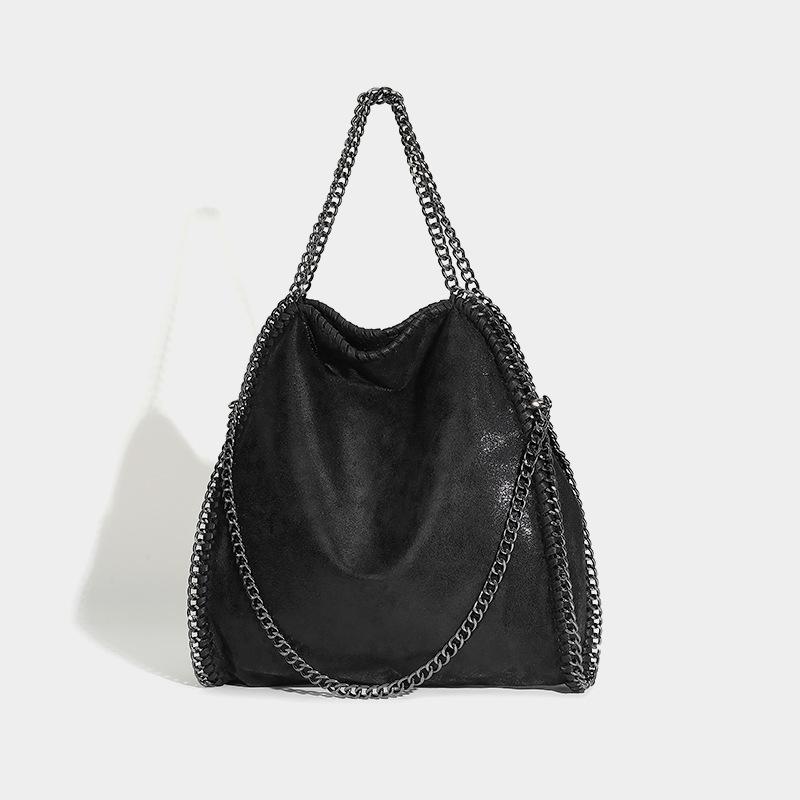 Fashion New Women s Chain Shoulder Bag Large Capacity Crossbody Tote Bag Female Foldable Solid Color Handbags Shopping Bags чёрный
Fashion New Women s Chain Shoulder Bag Large Capacity Crossbody Tote Bag Female Foldable Solid Color Handbags Shopping Bags чёрный
