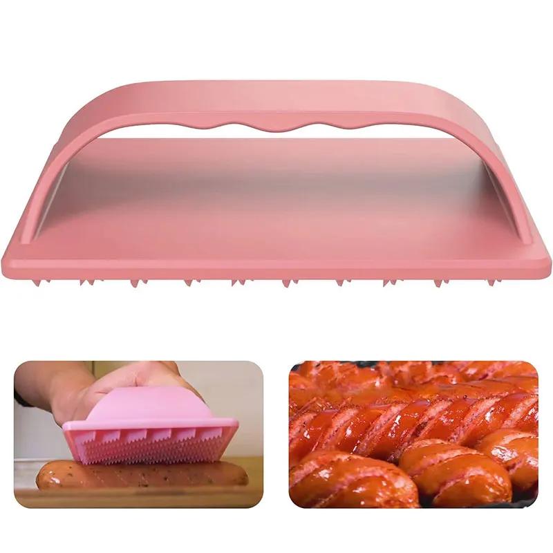 1Pc Hot Dog Slicing Hot Dogs Cutter Tools Barbecue Sausage Plastic Slicers for BBQ Outdoor Camping Grill Kitchen Gadget розовый
1Pc Hot Dog Slicing Hot Dogs Cutter Tools Barbecue Sausage Plastic Slicers for BBQ Outdoor Camping Grill Kitchen Gadget розовый