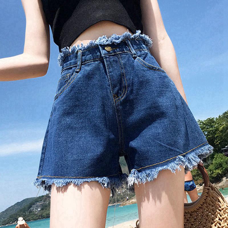 Women s Korean High-Waisted Loose Denim Shorts - Summer Plus Size Versatile Wide-Leg Trendy Raw Hem Design Small
Women s Korean High-Waisted Loose Denim Shorts - Summer Plus Size Versatile Wide-Leg Trendy Raw Hem Design Small
