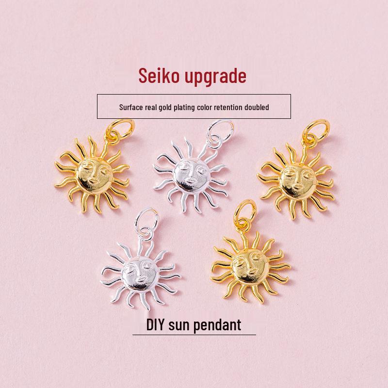 Подвеска Подсолнух из стерлингового серебра 925 пробы - Изысканный улыбающийся шарм для бисероплетения своими руками Gold-Plated Silver
Подвеска Подсолнух из стерлингового серебра 925 пробы - Изысканный улыбающийся шарм для бисероплетения своими руками Gold-Plated Silver