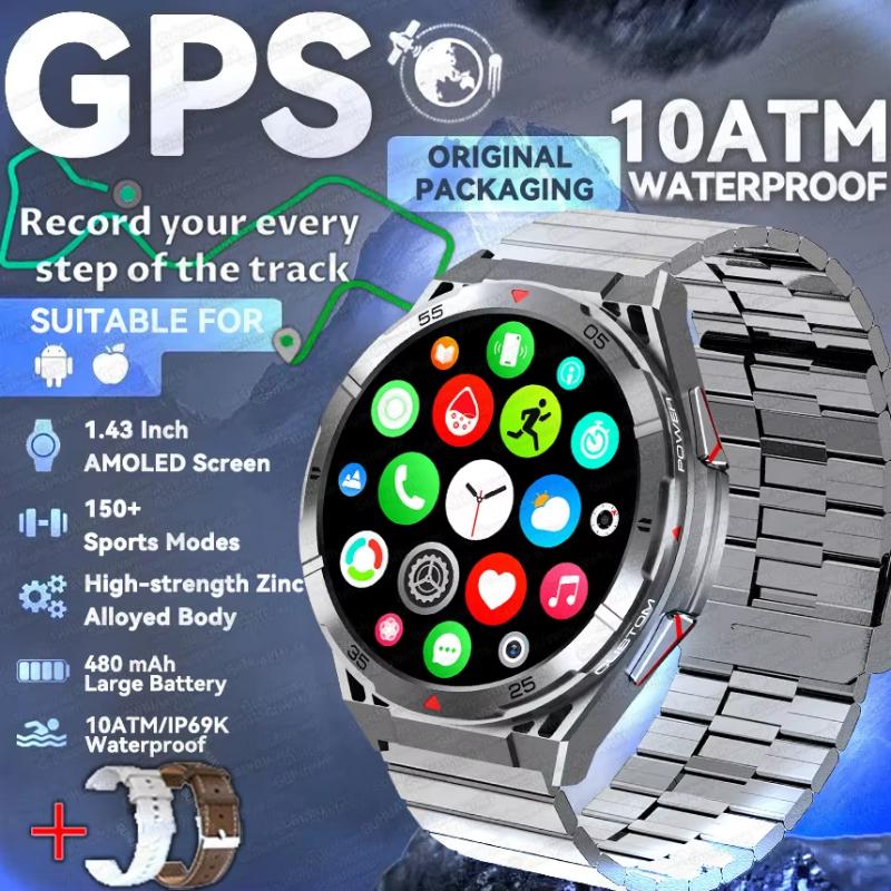 2025 Новий Двочастотний Супутниковий GPS Смарт-годинник для Чоловіків 1.43 AMOLED Екран Компас Пульсометр BT Дзвінок IP69 Водонепроникний Годинник для Плавання Steel Belt B 2A срібний
2025 Новий Двочастотний Супутниковий GPS Смарт-годинник для Чоловіків 1.43 AMOLED Екран Компас Пульсометр BT Дзвінок IP69 Водонепроникний Годинник для Плавання Steel Belt B 2A срібний