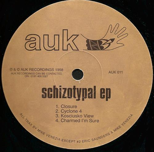 12inch Record 4TH LEVEL - Schizotypal EP AUK011 Auk Recordings 1998 UK Dance & Electronica Used
12inch Record 4TH LEVEL - Schizotypal EP AUK011 Auk Recordings 1998 UK Dance & Electronica Used