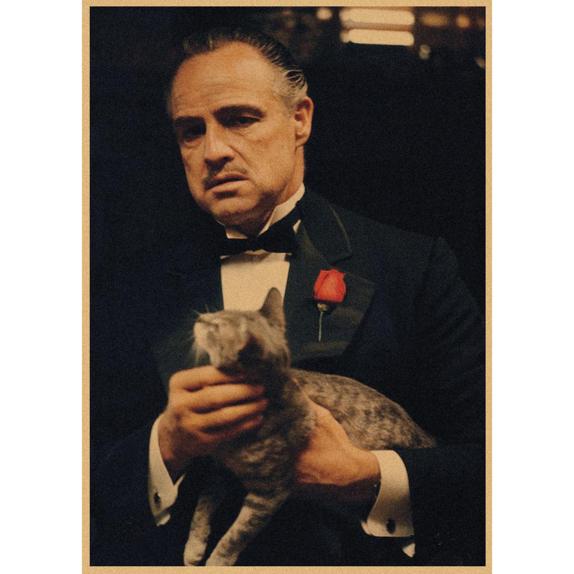 The Godfather Vintage Kraft Paper Poster - Marlon Brando Cafe Wall Art Mural 339 29.7X42cm(A3 size)
The Godfather Vintage Kraft Paper Poster - Marlon Brando Cafe Wall Art Mural 339 29.7X42cm(A3 size)