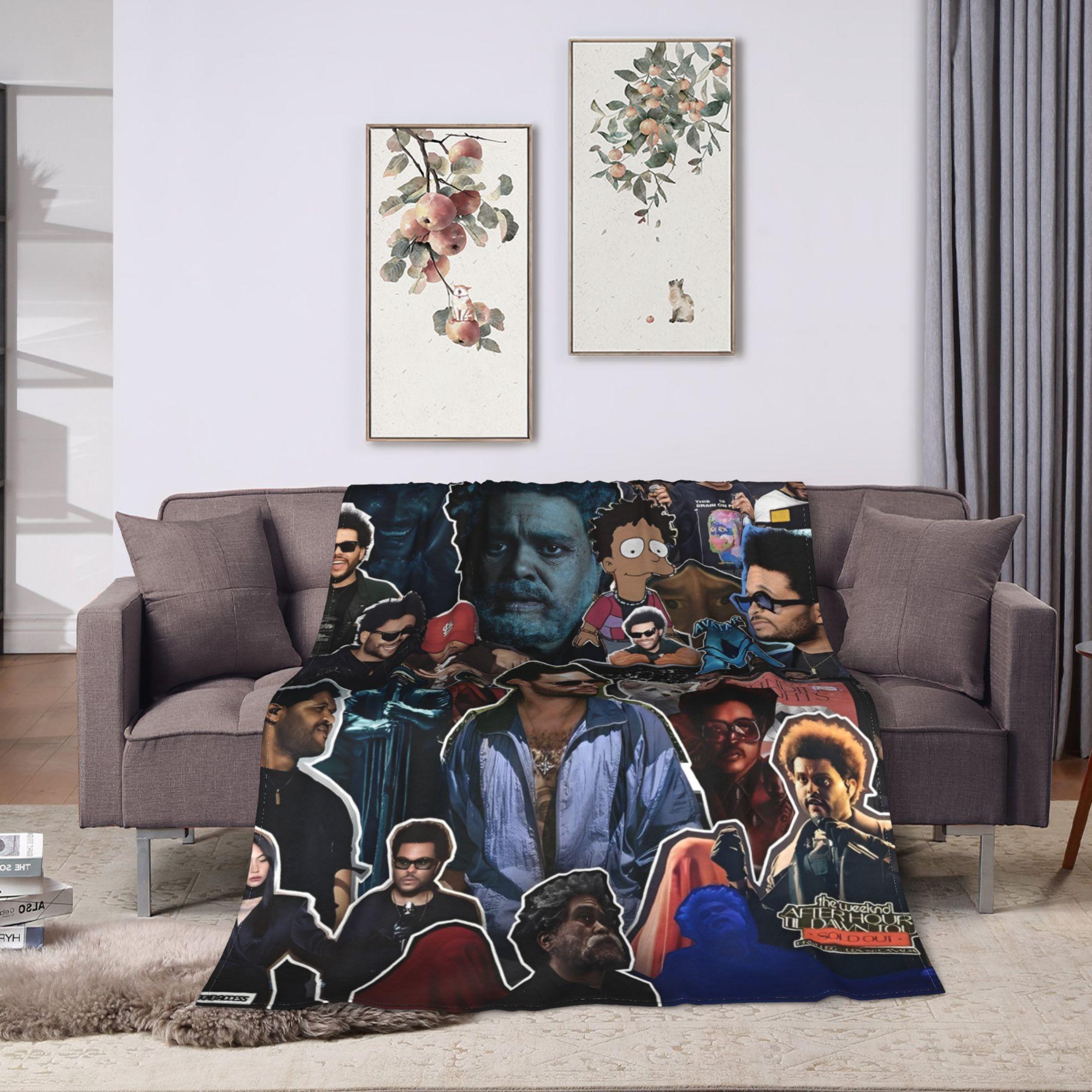 The Weeknd Pop Blankets Flannel Textile Decor Portable Super Soft Throw Blankets for Sofa Couch Bedspreads 100x150cm
The Weeknd Pop Blankets Flannel Textile Decor Portable Super Soft Throw Blankets for Sofa Couch Bedspreads 100x150cm