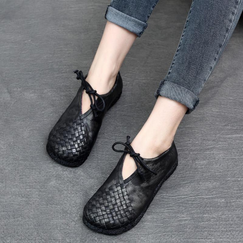 Spring and summer new retro Mori women s softsoled thicksoled laceup flatsoled cowhide women s shoes 35
Spring and summer new retro Mori women s softsoled thicksoled laceup flatsoled cowhide women s shoes 35