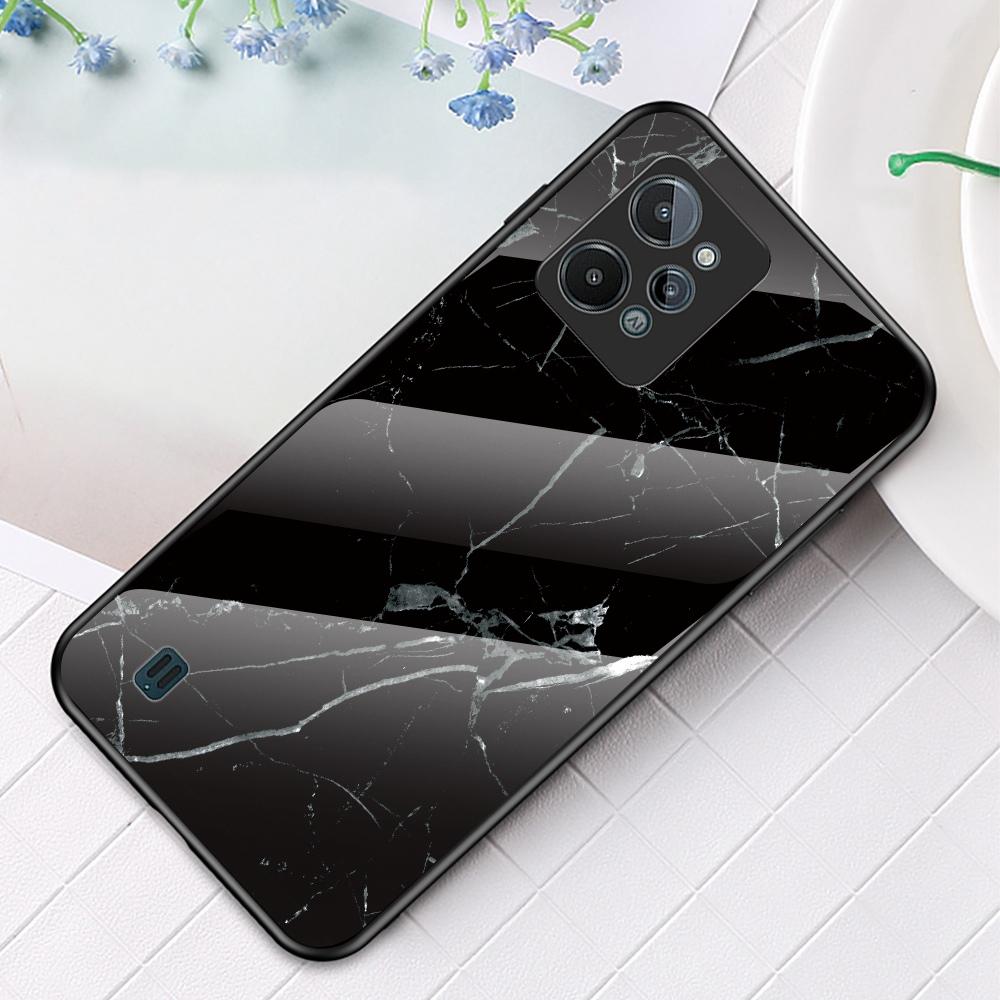 Marble Pattern Phone Case for Realme C31,Tempered Glass+PC+TPU Anti-scratch Protective Cover Black Marble
Marble Pattern Phone Case for Realme C31,Tempered Glass+PC+TPU Anti-scratch Protective Cover Black Marble
