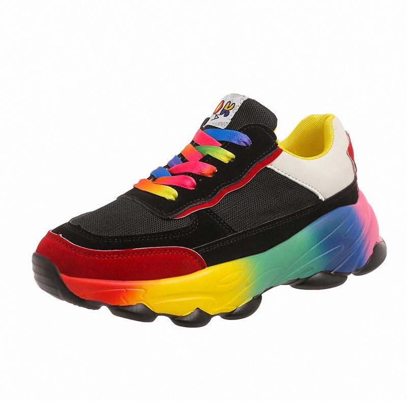 Spring Platform Sports Single Shoes Large Size Color Matching Breathable Fly-Woven Lace-Up Women S Shoes Size 44 44 чорний
Spring Platform Sports Single Shoes Large Size Color Matching Breathable Fly-Woven Lace-Up Women S Shoes Size 44 44 чорний