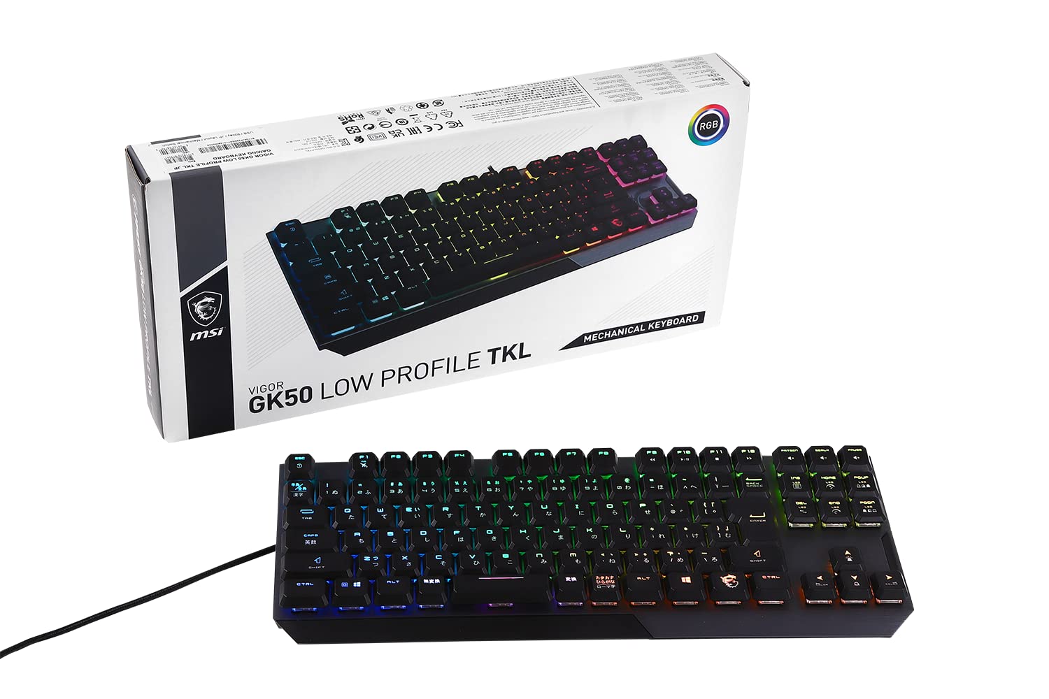 Ігрова клавіатура MSI VIGOR GK50 LOW PROFILE TKL JP USB Tenkeyless KB595 Black чорний
Ігрова клавіатура MSI VIGOR GK50 LOW PROFILE TKL JP USB Tenkeyless KB595 Black чорний