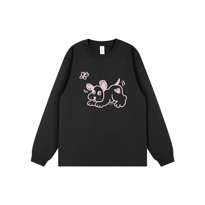Adorable Korean-Style Hand-Drawn Cartoon Print Long-Sleeve Top - Trendy & Versatile Medium чорний
Adorable Korean-Style Hand-Drawn Cartoon Print Long-Sleeve Top - Trendy & Versatile Medium чорний