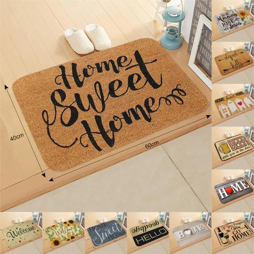 40x60 см коврик для ванной комнаты и кухни с надписью Welcome Sweet Home, коврик для входной двери, противоскользящие коврики для гостиной 40cmx60cm
40x60 см коврик для ванной комнаты и кухни с надписью Welcome Sweet Home, коврик для входной двери, противоскользящие коврики для гостиной 40cmx60cm