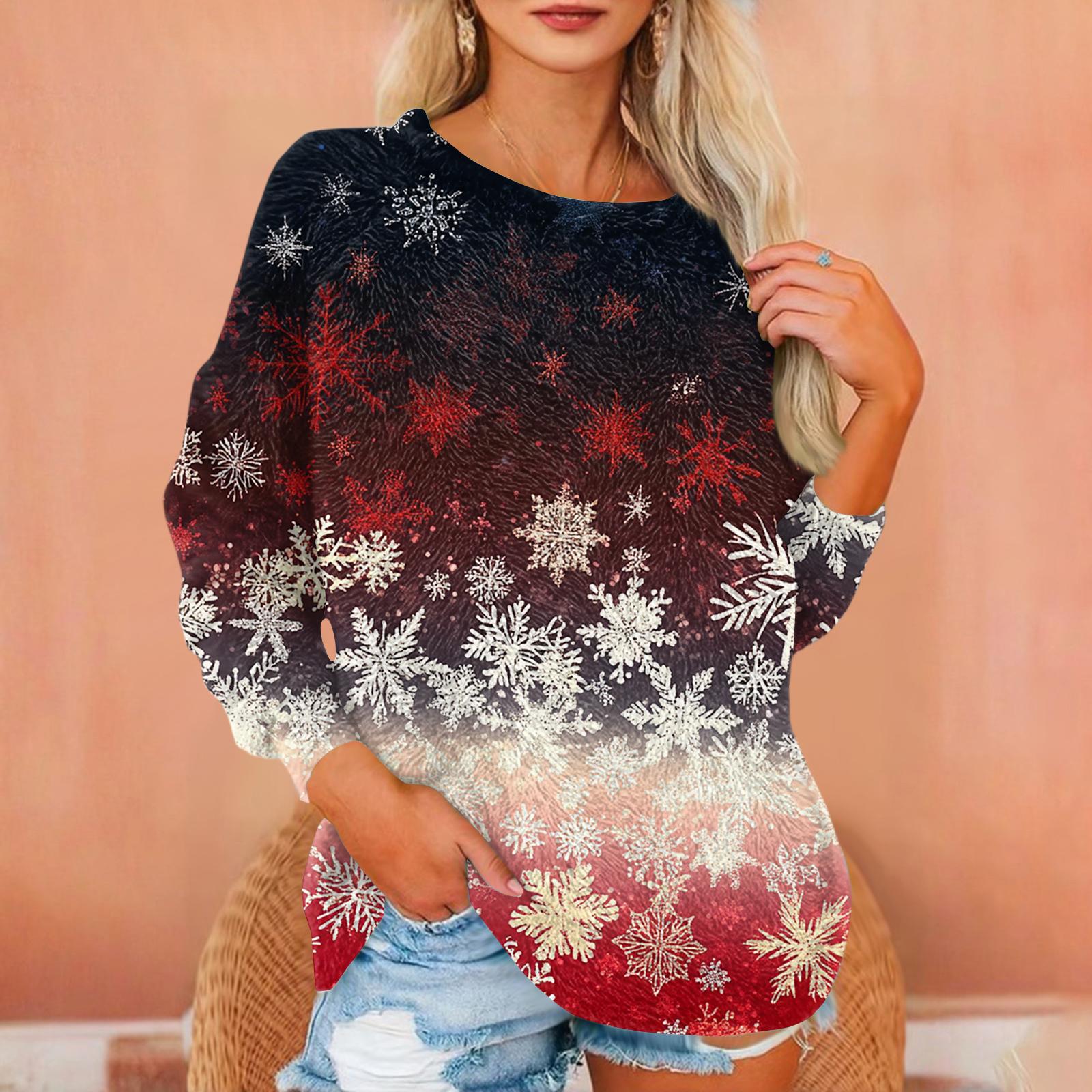 Женская футболка Фланелевый принт Туника Длинный рукав Вечеринка Круглый вырез Топы M
Женская футболка Фланелевый принт Туника Длинный рукав Вечеринка Круглый вырез Топы M