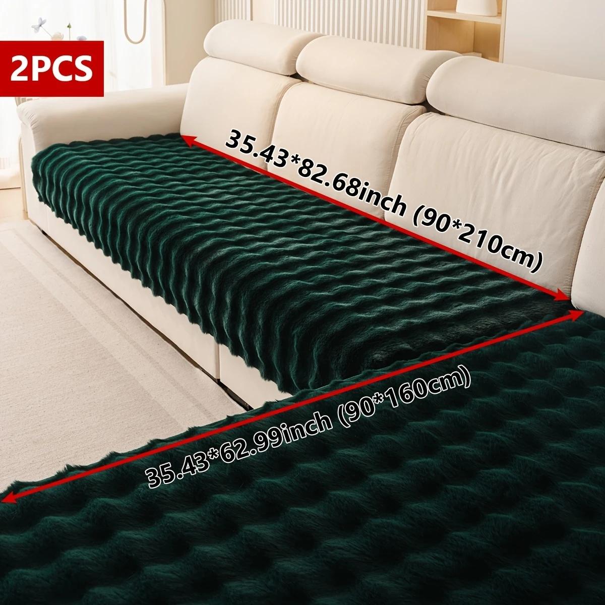 2 шт. Теплый Толстый Плюшевый Искусственный Мех Противоскользящий Чехол на Диван, для Гостиной, Диван-Шезлонг, Полотенце, Универсальный Размер, Моющийся 2pcs темно-зеленого
2 шт. Теплый Толстый Плюшевый Искусственный Мех Противоскользящий Чехол на Диван, для Гостиной, Диван-Шезлонг, Полотенце, Универсальный Размер, Моющийся 2pcs темно-зеленого