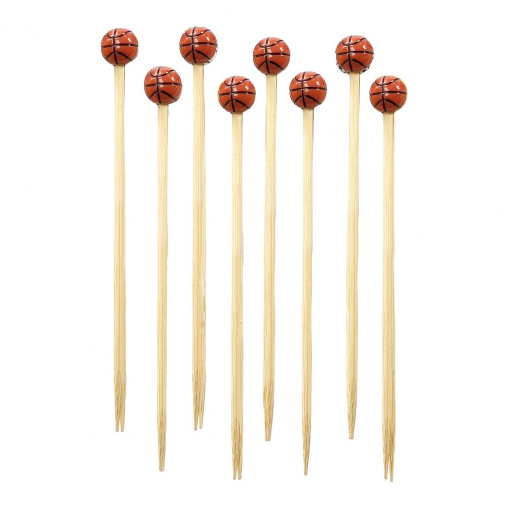 Sports Ball-shaped Toothpicks Baseball Cocktail Picks 100 Pcs Sports Ball End Bamboo Cocktail Picks for Appetizers for Party
Sports Ball-shaped Toothpicks Baseball Cocktail Picks 100 Pcs Sports Ball End Bamboo Cocktail Picks for Appetizers for Party