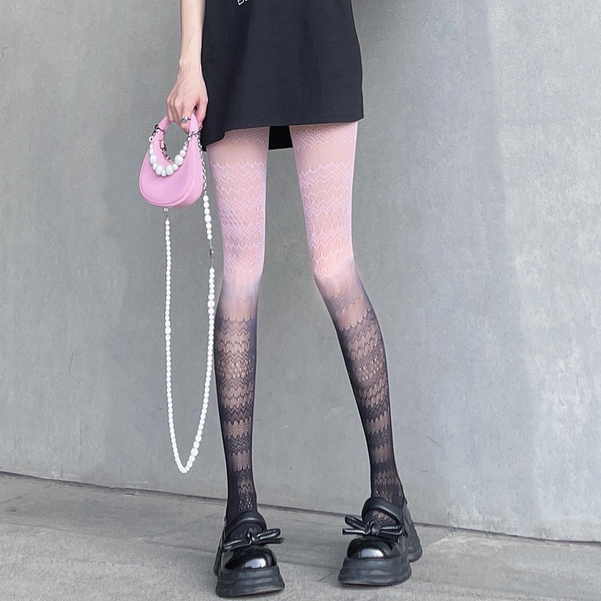 Women Anime Gradient Color Pantyhose Fashion Pattern Fishnet Stockings Sexy Harajuku Hosiery Nylon Female Colorful Kawaii Tights One Size
Women Anime Gradient Color Pantyhose Fashion Pattern Fishnet Stockings Sexy Harajuku Hosiery Nylon Female Colorful Kawaii Tights One Size
